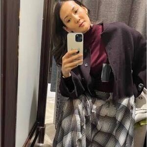 Massimo Dutti Short Wool Blend Jacket